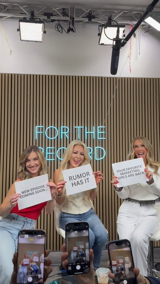 The rumors are true… 🤫 Your favorite marketing girls are officially BACK.

A brand new episode of For The Record drops this week, and trust us, you’re not going to want to miss what @laurtaydej and @maryelizabethrobb are bringing to the table. 

🎧 Hit the link in our bio to subscribe so you’re the first to hear it when it drops!

#ForTheRecordPodcast #MarketingGirls #MarketingTips #PodcastLife #NewEpisodeAlert @drtiphanyhall @thelimitedagency @socialpracticeus