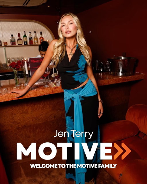 America’s favorite everything bagel, Jen Terry (@jennifertterry), is officially part of the Motive family! 🥯💙

You may know Jen from the latest season of Love Island USA, where her humor, honesty, and authenticity won over fans. We’re thrilled to welcome her to the team and can’t wait for what’s ahead. Welcome to the Motive family, Jen ⭐⭐⭐