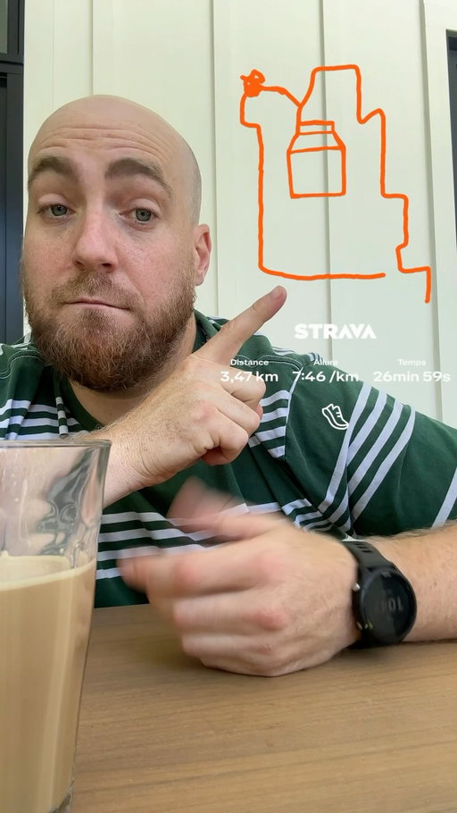 CONCOURS : Dans le cadre du #DéfiStravache, fais un tracé #Strava en forme de berlingot, partage ton résultat en story en taguant @lelaitdici et cours la chance de gagner une des 5 paires de SABOTS 9 JDT, personnalisés par @bentardif_illustrator #Pub