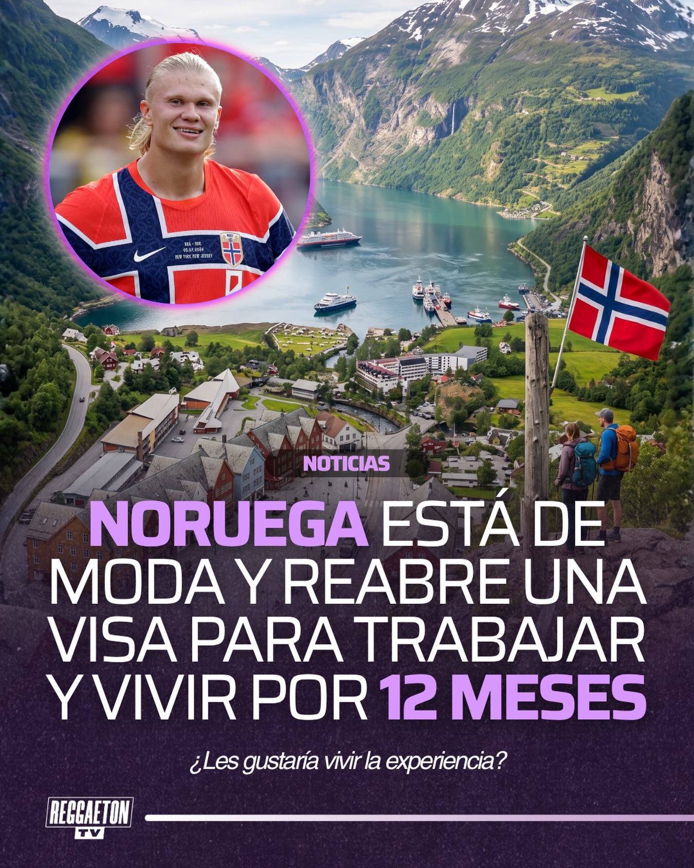 Noruega está dando de qué hablar por el Mundial, por Erling Haaland y ahora también por una visa que volvió a captar la atención de quienes sueñan con vivir una temporada en Europa.

El país reabrió los cupos de la Working Holiday, un permiso que permite a jóvenes de determinados países vivir, trabajar y viajar por Noruega durante un año, combinando empleo temporal con una experiencia de intercambio cultural.
.
Sigue a @reggaetontv para más contenido‼️