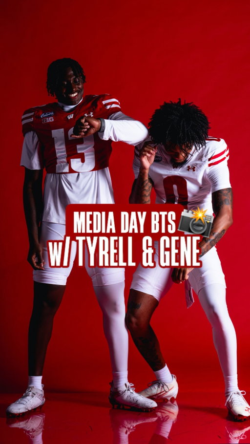 Follow along with this dynamic duo for the behind the scenes of media day 📸