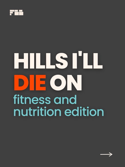Cutting carbs is a terrible idea for fat loss... and that’s just the first hill.
⠀⠀⠀⠀⠀⠀⠀⠀⠀
I put together the takes I’m no longer willing to argue about. Not because I’m stubborn, but because the evidence keeps piling up in the same direction, both in the research and in the results I see with clients every day.
⠀⠀⠀⠀⠀⠀⠀⠀⠀
Which one do you disagree with? Genuinely curious to hear it.
⠀⠀⠀⠀⠀⠀⠀⠀⠀
#fatloss #macros #fitness #gym #strengthtraining