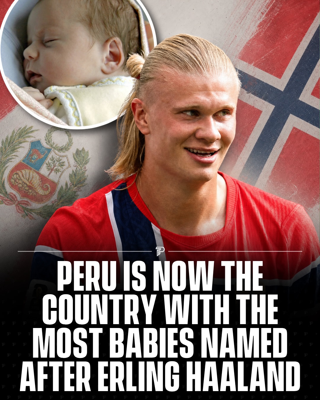 Erling Haaland’s incredible World Cup has inspired hundreds of families in Peru to name their babies after him. 🇳🇴❤️

According to Peru’s national identity registry, 468 newborns have been registered with the name “Haaland,” while another 91 were given the full name “Erling Haaland” as Norway’s historic World Cup run captured the attention of fans around the world.

It’s not the first football-inspired naming trend in Peru either. The country is already home to thousands of people named Messi, Cristiano Ronaldo, Yamal and Neymar. ⚽️

Now that’s one way to celebrate your football hero.

#Pubity #WorldCup #Haaland #Football