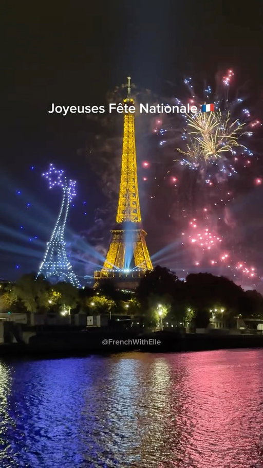 ✨Joyeux 14 Juillet 🇫🇷✨fireworks in the Eiffel Tower, Paris really outdid herself tonight 💖 🎆✨🥹

Watching the feu d’artifice light up the sky from a boat tonight… pure magic. ✨There’s nothing like celebrating Bastille Day on the water. 

⛴️ Paquebot Paris boat cruise, merci @paradislatin pour cette belle invitation

Joyeuse Fête Nationale 🇫🇷 Happy Bastille Day 💫

#fetenationale ##BastilleDay #14Juillet celinedion FeteNationale paris tour Eiffel