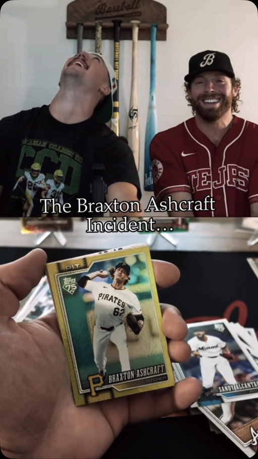 Please accept our apology bashcraft2 #baseballcards #topps #mlb #pirates #braxtonashcraft