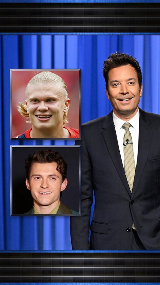 Jimmy explains the difference between @tomholland2013 and @erling Haaland 🤣 #FIFAWorldCup #FallonTonight