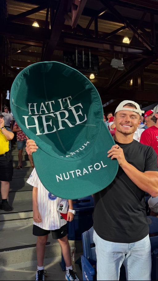 POV: you’re holding the most important hat at the T-Mobile Home Run Derby.

We’re MLB’s Official Hair Growth Partner, and we’re here all week for the All-Star Game, presented by Mastercard. ⚾ 

 ™/© 2026 MLB.

#Nutrafol #allstarweek #philly #baseball #mlb tmobilehomerunderby
