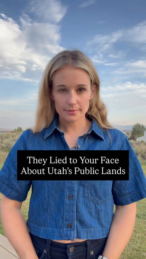 Link in bio to take action. Be sure to follow me there too. 

Your president lied to you today. So did Utah’s entire federal delegation.

They cut almost three million acres from Bears Ears and Grand Staircase-Escalante. It is the largest rollback of protected public land in American history.

They said you couldn’t hunt there. You could. Clinton’s proclamation says hunting and fishing stay under Utah’s control. They said you couldn’t hike or climb or graze cattle there. You could. Obama’s proclamation lists those activities by name. Nothing was ever locked up.

The only thing monument status blocked was new mining claims, new oil and gas leases, and new coal leases. That is the entire list.

And the land does not go to Utah. It stays federal. All that changed today is that mining companies can stake claims on it again.

This was never about your hiking boots. It is about uranium under Bears Ears and coal under the Kaiparowits Plateau. 

Seven in ten Utah voters want these monuments kept whole, including most Utah Republicans. Mike Lee tried to gut Grand Staircase through Congress this spring and lost. So he went around us to the president instead. There was no tribal consultation, public comment or vote.

They went around us because they knew they could not beat us.

I am tired of politicians playing games with our land. We want the full monuments back, and we want them protected permanently by Congress so no president of any party can ever do this again.

Support @nativeamericanrightsfund, @protectbearsears, @bearsearscoalition, and @grandcanyontrust. Link in bio to contact your rep. It takes thirty seconds.

These lands are not theirs to sell. They are ours to defend.