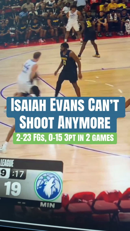 Can Isaiah Evans turn it around? #isaiahevans #wham #minnesotatimberwolves #nbasummerleague #anthonyedwards