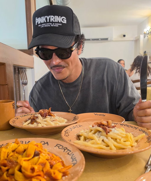 Milan!! I’m fueled and ready for you! See you tonight!  Love, Bruno Marsiano 🤌🍝🇮🇹🌹
