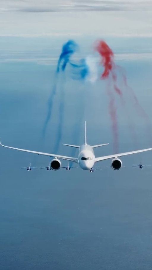 Today, the colors of France take flight across the sky. We’re proud to celebrate this unique moment alongside the Patrouille de France.