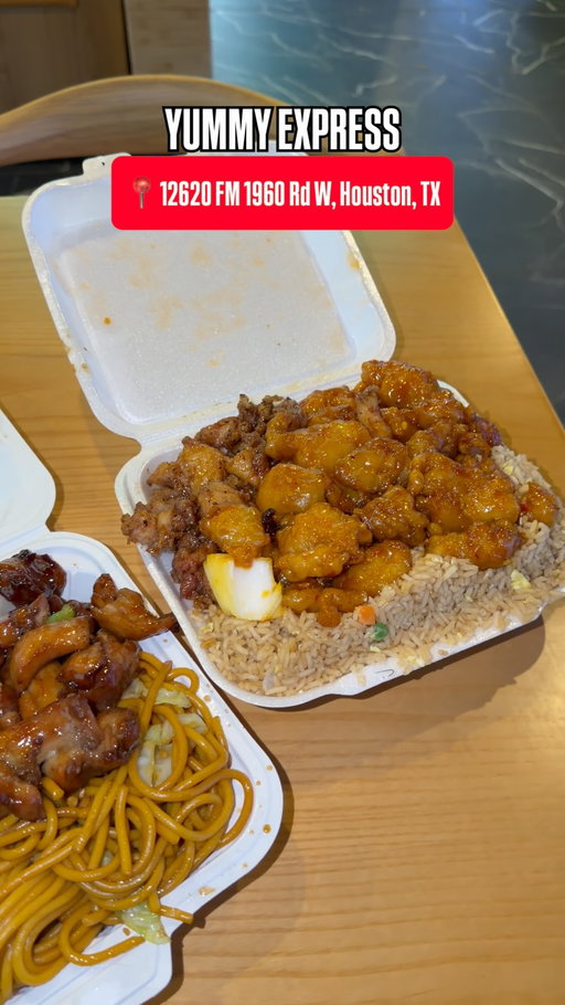Check out this new Chinese spot on the Northside called @yum.my.express 🔥🔥. If you love mall style Chinese’s food, you will love this place. It’s pretty similar. They got many options & they don’t shrimp on the food here. You can get different combo plates as/ 1 Meat, 2 meats or even 3 meats or you can get a plate with just all meat. Starting at $9.99! 

Combo 3: w/ Orange Chicken, Black Pepper Chicken, General Tso & Fried Rice 

Combo 2: Bourbon Chicken & BBQ Brisket & Lo Mein

Spring Rolls
Eggroll
Crab Rangoon 

📍12620 FM 1960 Rd W
Houston, TX  77065
United States

#houstonfood #houston #houstoneats #chinesefood #foodporn