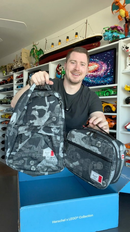 Unboxing the new Herschel x LEGO® collection, available now!

I love the designs they incorporated in this drop, and this backpack and lunchbox combo turned out awesome. @herschelsupply @LEGO #HerschelPartner