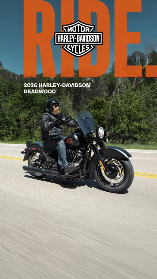 Meet the 2026 Harley-Davidson Deadwood.

Inspired by the spirit that has pulled generations of riders toward Sturgis and the Black Hills for years, the all-new 2026 Deadwood is built for the moments that stay with you long after the ride is over.

Explore the 2026 Harley-Davidson Deadwood at link in bio or RIDE over to your local H-D dealer for more.

#HarleyDavidson