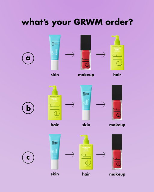 Your GRWM order says a lot about you 👀 Drop yours in the comments 💅⬇️

Products featured: 
💦 @elfskincare Holy Hydration! Daily Hydration Moisturizer (now $8!)
💋 @elfcosmetics Glow Reviver Lip Oil (now $8!)
✨ @elfhaircare Humidity Hero Anti-Frizz Styling Spray ($9)

Shop your faves on elfcosmetics.com and the e.l.f. app! 🥰

#elfcosmetics #elfSKIN #elfhair