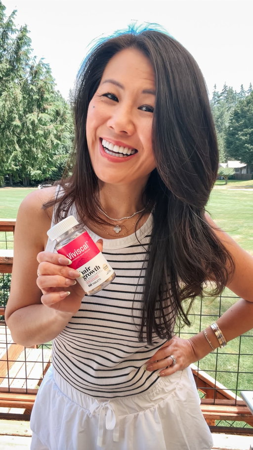 #ViviscalPartner I thought hair shedding was just one of those things I had to accept. Then I started taking my hair health more seriously with @Viviscal Hair Growth Supplements daily. Love that they are 100% drug-free and clinically proven to help nourish thinning hair. Six months later, I’m noticing thicker, fuller-looking hair and way less shedding.
Perimenopause may be doing its thing, but I’ll take every little confidence boost I can get. #viviscal