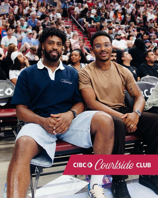 Supported from coast-to-coast-to-coast. 🫶 Who will we be seeing tonight back at home? 👀

Courtside Club presented by @cibc
