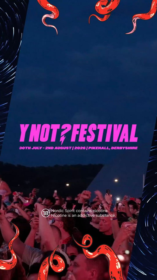 Discover your own path to flavour with @nordicspirit_uk at YNot Festival this year!!

Find them in Gold City for samples*, outstanding DJ sets and their famous buzzwire game where you have the chance to win £100 to spend on-site* ✨

*T&Cs apply #AD #NordicSpiritNicotinePouches #TobaccoFreeNicotine #FollowYourOwnPathToFlavour