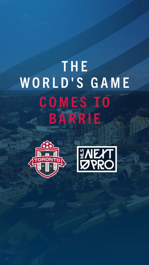 A new team. A new stadium. A new era. A new reason to believe in Barrie. The wait is over, MLS Next Pro is coming to Barrie's waterfront.⁠
Priority Access registration is open now. Be part of history from day one. Link in bio.⁠
⁠
#WorldsGameComesToBarrie #BarrieMLSNEXTPro #MLSNextPro #TorontoFC #TFCII #BarrieOntario
