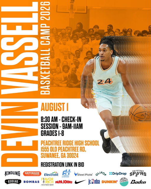 It’s time!! My 5th annual basketball camp back at Peachtree Ridge high school. I’m super excited each year it gets better and better. Sign up now with the link in my bio!