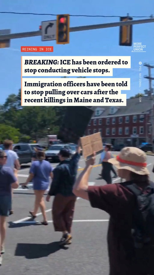 Current and former officials from the Department of Homeland Security have told the media that agents have been ordered to stop pursuing people in vehicles. It these order are abided by, it could save lives. Both Lorenzo Salgado Araujo in Houston and 26-year-old Joan Sebastian Guerrero in Maine were shot and killed while in their vehicles.
