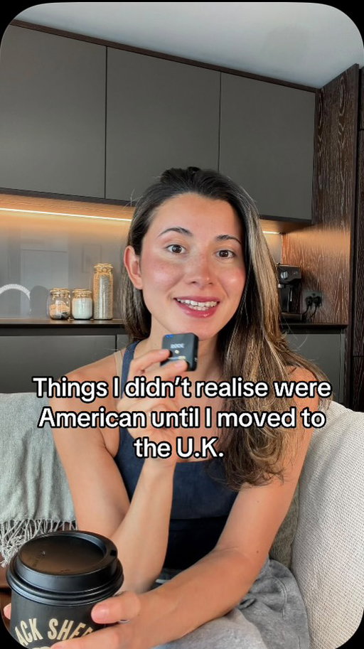 Found out doing this before class every day was not a universal experience 👀🇺🇸🍎 #americaninlondon #usa #uk #studyabroadlife #internationalstudent