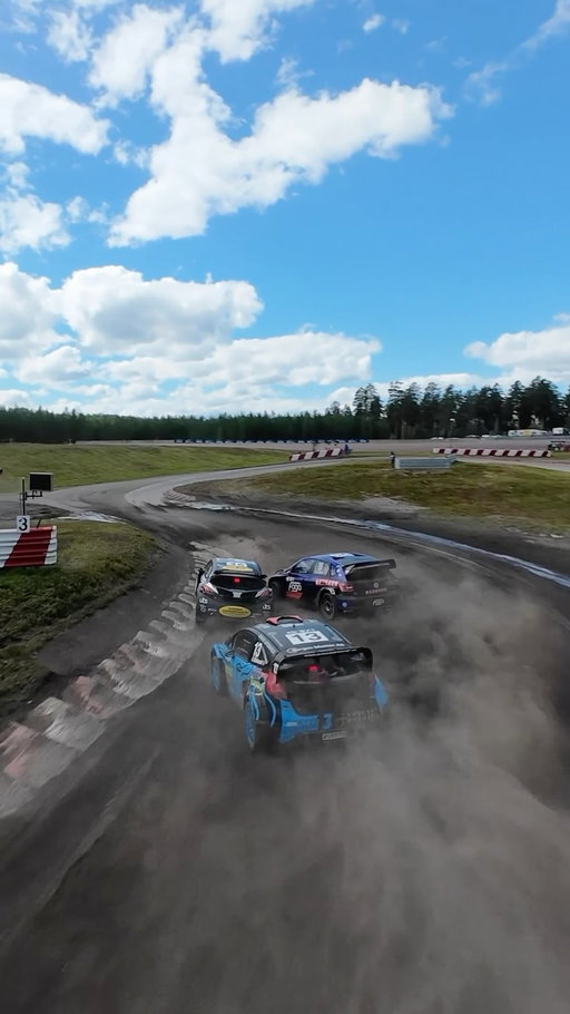 Craziest drone cam of the season so far?! 🔥 

#FIARallycross #EuroRX