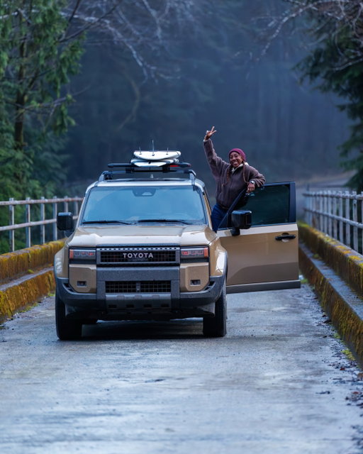 Adventure looks a little different on the Washington coast... with cold water surfing, rugged trails, and #LandCruiser leading the way. 🌊 #LetsGoPlaces