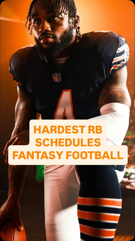 The toughest running back schedules in fantasy football this year #fantasyfootball #nfl #football #fantasyfootballadvice