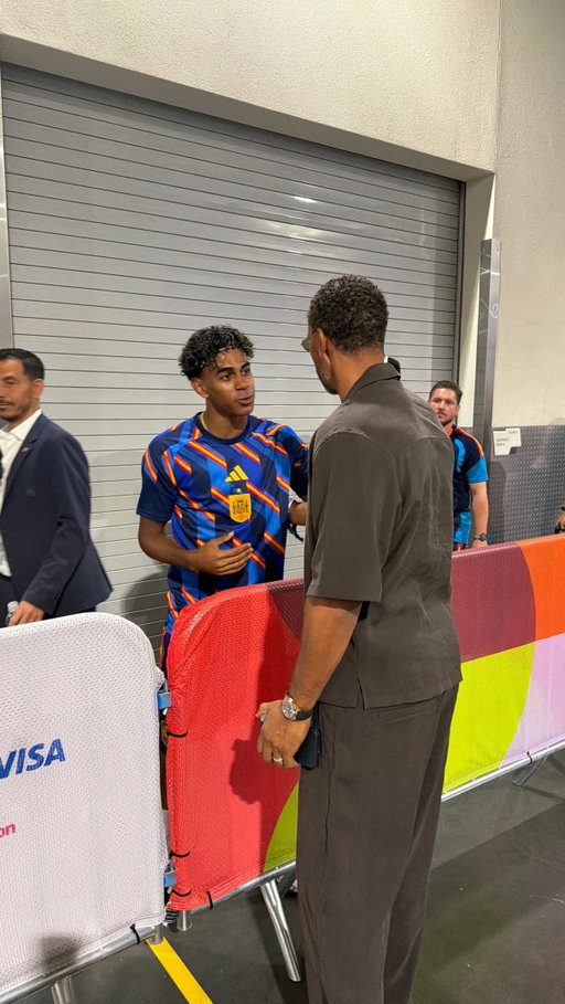 Ego Yamal… superstar!
Good to see you my man - another major International Final… crazy only 19 years old!!! 💫❤️

#fifaworldcup2026 #fifaworldcup #yamal