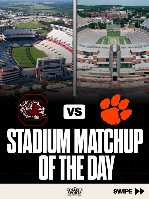 A rivalry that goes far beyond the scoreboard. 🏟️🔥

We compared Clemson Memorial Stadium and Williams-Brice Stadium across four categories:
🏟️ Capacity
⚡️ Atmosphere
🕰️ Tradition & History
🏈 Gameday Experience

Williams-Brice is the winner with a 9.1/10 rating. Meanwhile, Memorial Stadium fell short with an 8.9/10 rating. 

In your opinion, which stadium comes out on top? Did we get the ratings right? 👀

Drop your winner below ⬇️

#collegefootball #cfb #southcarolina #clemson #stadiums