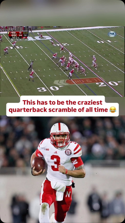 Taylor Martinez may have the craziest quarterback scramble in college football history 😂

Martinez’s 76-yard touchdown run was one of the few bright spots in a nightmare Big Ten Championship.

After Wisconsin raced out to a 14-0 lead just two minutes into the game, Nebraska needed a spark.

Nebraska quarterback Taylor Martinez delivered.

The Cornhuskers QB escaped what looked like a sure sack, broke multiple tackles in the backfield, found a crease down the middle, and sprinted 76 yards for one of the most electrifying touchdown runs of his career, briefly cutting Wisconsin’s lead to 14-7.

Unfortunately for Nebraska, that was about as good as it got.

Wisconsin responded with one of the most dominant rushing performances in college football history, rolling to a 70-31 victory to capture its third straight Big Ten Championship.

Badgers running back Montee Ball rushed for 202 yards and three touchdowns while becoming the FBS career leader in rushing touchdowns. 

Wisconsin’s other speedster, Melvin Gordon, also had himself a day by adding 216 yards on just nine carries.

If that wasn’t enough, James White rushed for 108 yards and four touchdowns while even throwing a touchdown pass, and the Badgers piled up an astonishing 539 rushing yards and 639 total yards.

Wisconsin scored touchdowns on seven of its first nine possessions and never looked back, earning an improbable trip to the Rose Bowl despite entering the game with an 8-5 record.

Martinez’s highlight run remains one of the signature plays from the night…

But it was completely overshadowed by one of the greatest offensive performances the Big Ten Championship has ever seen.

Do you remember watching this game? 🤔

#collegefootball #cfb #cfb26 #cfb25