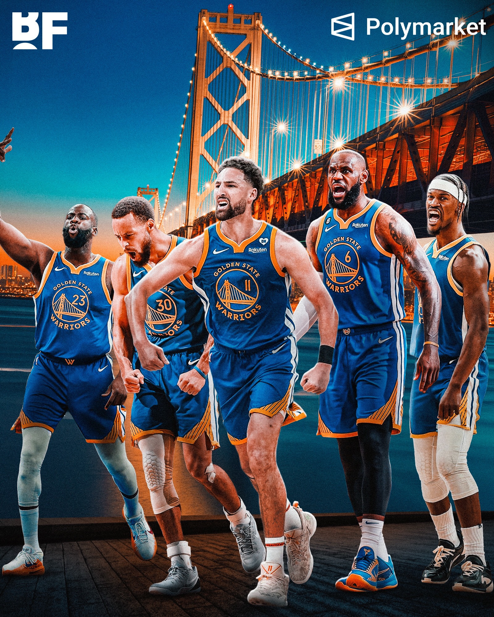 Klay Thompson would reportedly be excited to be re-united with the Warriors if they land LeBron James in free agency 💦 Polymarket Partner

LeBron’s odds of joining Golden State have jumped to 29% on Polymarket 📈

COME HOME KLAY 🛥️

Use code “LEBRON” to get a free $50 when you deposit $20 in the new Polymarket app.

(via Jake Fischer)