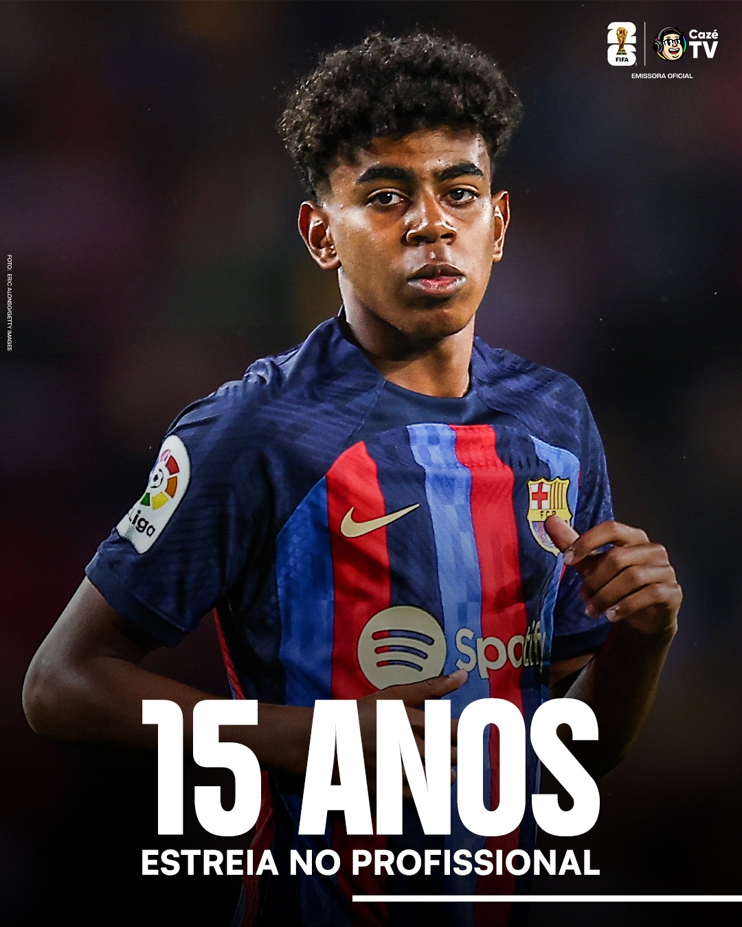Alguns jogadores nascem para jogar futebol. Outros nascem para mudar a história dele. Lamine Yamal ainda nem completou duas décadas de vida, mas já coleciona momentos que muitos craques levaram uma carreira inteira para viver. Da base de La Masia aos maiores palcos do mundo, cada drible, assistência e gol parecem confirmar que estamos assistindo ao início de uma era. O futuro sempre foi dele. A diferença é que ele chegou mais cedo do que todo mundo imaginava. ✨🇪🇸

🚨 𝐒𝐄 𝐓𝐄𝐌 𝐂𝐎𝐏𝐀, 𝐄𝐒𝐐𝐔𝐄𝐂𝐄! É na CazéTV! 🤩📺

#CoberturaCazéTV #CopaNaCazéTV #cztv23