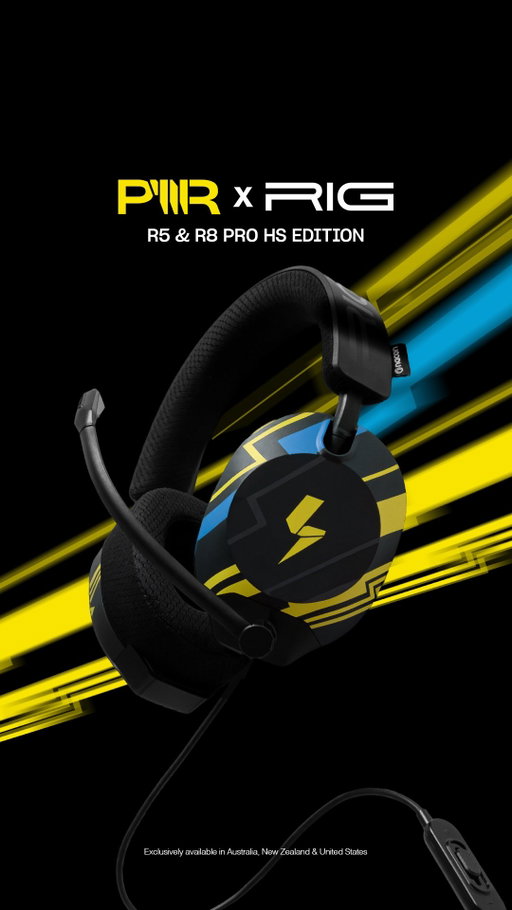 Introducing the Exclusive PWR x RIG Edition Headsets | Available Now - Link in Bio