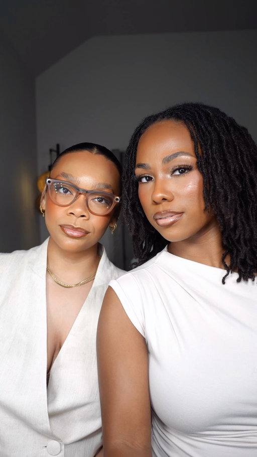 Name a better duo ✨🤍 #makeuptransition #transition #besties