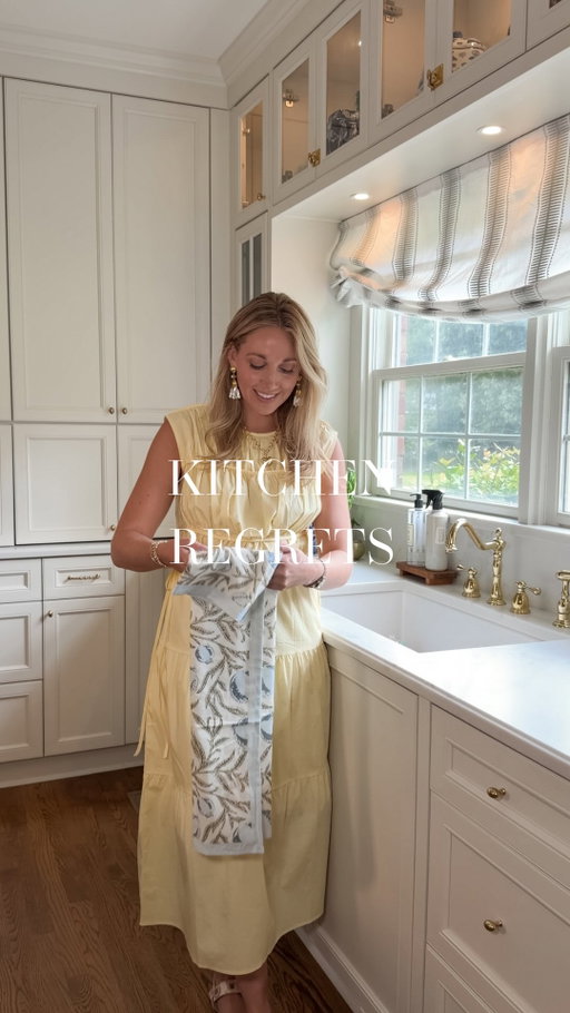 #1 is probably controversial but we just don’t use that drawer at all 🤷🏼‍♀️ But I’m glad we put in for resale as I know it’s a kitchen must-have for most 🗑️ 

I really don’t have a ton of regrets with how this kitchen design turned out! It’s a total dream for me. Very grateful for how it serves our family and hosts our friends! 

Thanks for watching 🫶🏼 let me know what other questions you have about this space. 

Comment KITCHEN for a list of sources and shoppable links 🔗