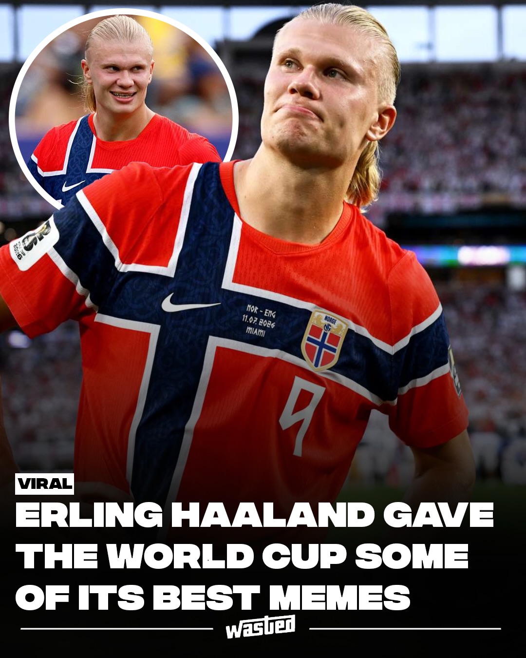 Erling Haaland is back in Norway, and the internet is already feeling the void. The 25-year-old touched down in Oslo on Monday after one of the most entertaining individual World Cup runs in recent memory: seven goals in five matches, and a personality that turned millions of casual observers into overnight Norway fans.

He spent the tournament firing back at Mexican fans in Spanish, getting compared to Majin Buu from Dragon Ball Z, and, after Norway's quarterfinal exit to England, staying behind for over two hours to take photos and console fans in the stands. He treated the whole experience with an unserious, self-aware energy that made him impossible not to root for, and his goofy selfies and fan interactions arguably did as much for Norway's global profile as the goals did.

On the pitch, the numbers were historic. Norway reached their first-ever World Cup quarterfinal, in their first appearance at the tournament since 1998, and Haaland's seven goals matched everything the nation had scored across its three previous World Cups combined. He finished third in the Golden Boot race, level on seven but sitting just behind Lionel Messi and Kylian Mbappé, who each pulled ahead while advancing to the semifinals. And somehow, the most lasting image of the whole run might not be a goal at all, but a 6-foot-5 striker who made the world fall for a country most casual fans couldn't have found on a map four weeks ago.

Sources: Al Jazeera, Sky Sports, FIFA.