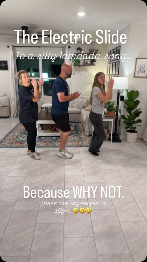 Somewhere between responsible adults and complete chaos… someone put on a Lombada song and we all instinctively started doing the Electric Slide. 😂💃

I don’t know who needs to hear this, but dance parties in your living room are good for the soul. These are the nights we’ll laugh about for years.

#FamilyLifestyle #MakingMemories #DanceParty #ChooseJoy