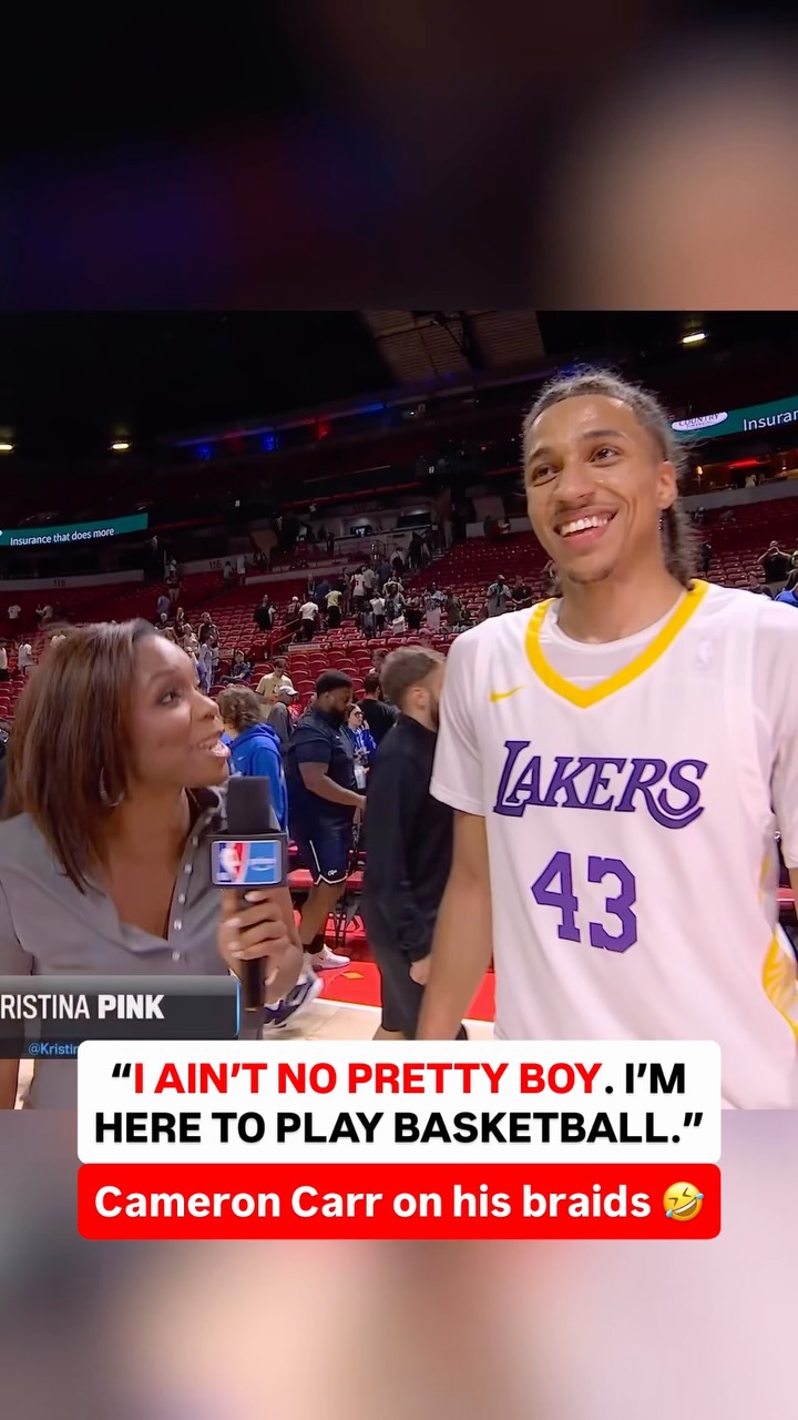 Cameron Carr was only worried about the buckets in Lakers’ Summer League game 😭🔥

#nba #basketball #lakers #braids #cameroncarr