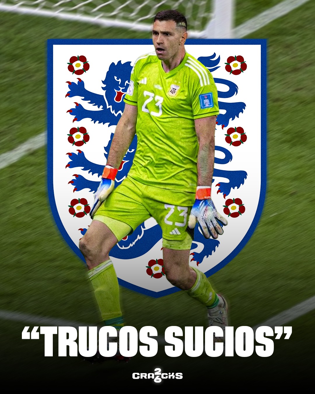 🚨 INGLATERRA YA TEME LOS “TRUCOS” DEL DIBU

🧤 La prensa inglesa recopiló las 10 tácticas que Emiliano Martínez utiliza para desconcentrar a sus rivales: provocar, hablar, demorar, intimidar y celebrar de forma exagerada.

⚠️ Aunque varias de esas acciones fueron limitadas por nuevas reglas, advierten que Harry Kane y compañía deberán estar preparados mentalmente.

🗞️ Según The Sun.