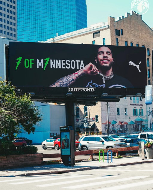 LaMelo has landed. Great billboard in Minnesota by @outfrontmediausa & @puma