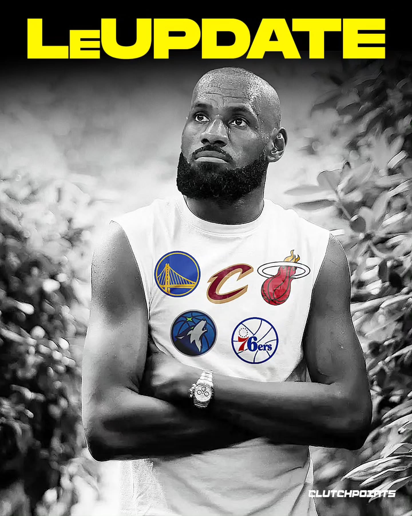 Word on the street is LeBron has all the intel, and is officially ready to make his final choice. Year 24 is going to look wild. 👀

👉 SWIPE OVER to check out the latest rumors, potential landing spots, and where things stand right now!

Where do you think he signs? 👇

The league believes The King is coming back home.

Per ClutchPoints' NBA insider Brett Siegel, the overarching consensus among rival team personnel in Las Vegas is that LeBron James will sign with the Cleveland Cavaliers.

The story writes itself.
♥️ Drafted by his hometown team
♥️ Left, then came back
♥️ Won a championship during his return
♥️ Left again
♥️ Coming back to finish his legendary career where it started

He has a good reason to come back.
The Cleveland Cavaliers are one of the best teams in the East,
And they could be just one piece away from being a title contender.

LeBron James going to the Warriors has become increasingly possible.

Per ClutchPoints' NBA insider Brett Siegel, Draymond Green spending vacation time with LeBron was a key moment in the Warriors' pitch to land the future Hall-of-Famer.

"Although the focus of this trip the two NBA stars took together was to get away and enjoy their vacation, it also served as a key moment for Green to speak on behalf of the Warriors directly to LeBron," Siegel wrote.

The pitch is simple, but it feels too good to pass up.
🔹San Francisco is close to Los Angeles
🔹The potential to win a championship alongside Stephen Curry
🔹The possibility to play alongside his best friends at the tail end of his career

Draymond took to his podcast after the vacation, saying his pitch was "crazy" and something that would "make you think twice about it".

Dray is a free agent himself, but he has mentioned multiple times that he'll go back to The Bay no matter what.
The only question is if he's going to bring a King back with him when he returns to San Francisco.

What if the story ends where it truly began?

Per Barry Jackson:

“The Miami Heat could try to lure impending free agent LeBron James with its full midlevel exception, but a James return is considered a long shot... though nothing can be ruled out.”

A long shot? Sure.
Impossible? Not anymo