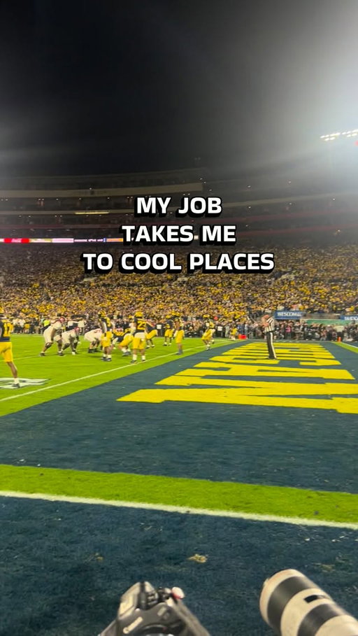 If you go to the Rose Bowl every year for work, you'll never work a day in your life #collegefootball #cfb