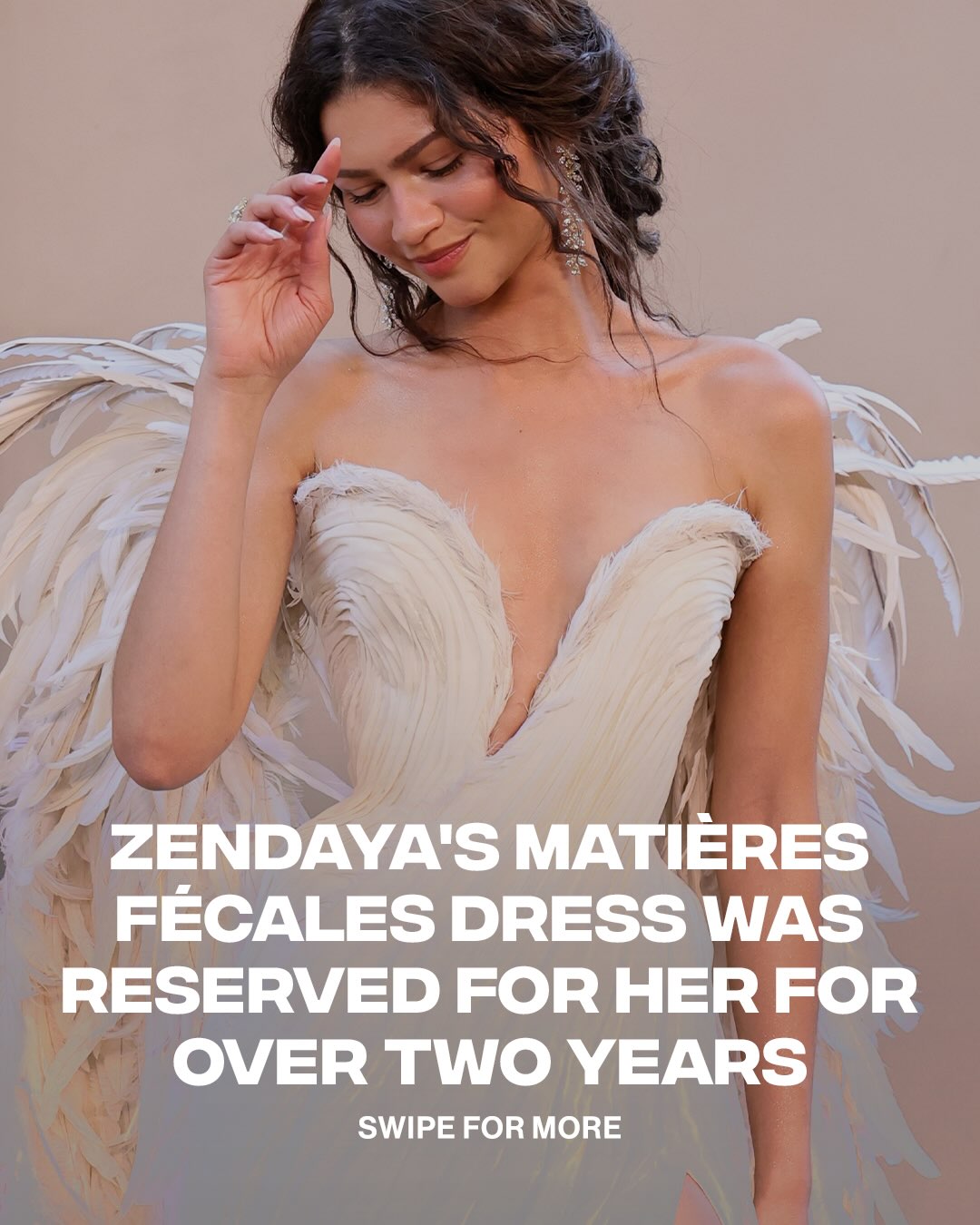 You may work hard, but Zendaya and Law Roach work harder.

Zendaya and Law graced us with one of her most stunning looks to date last night, as she wore the Matières Fécales Haute Couture “Ange” dress to The Odyssey New York premiere.

What made the moment even more special is that the dress had been held for over two years just so Zendaya could wear it for this occasion.