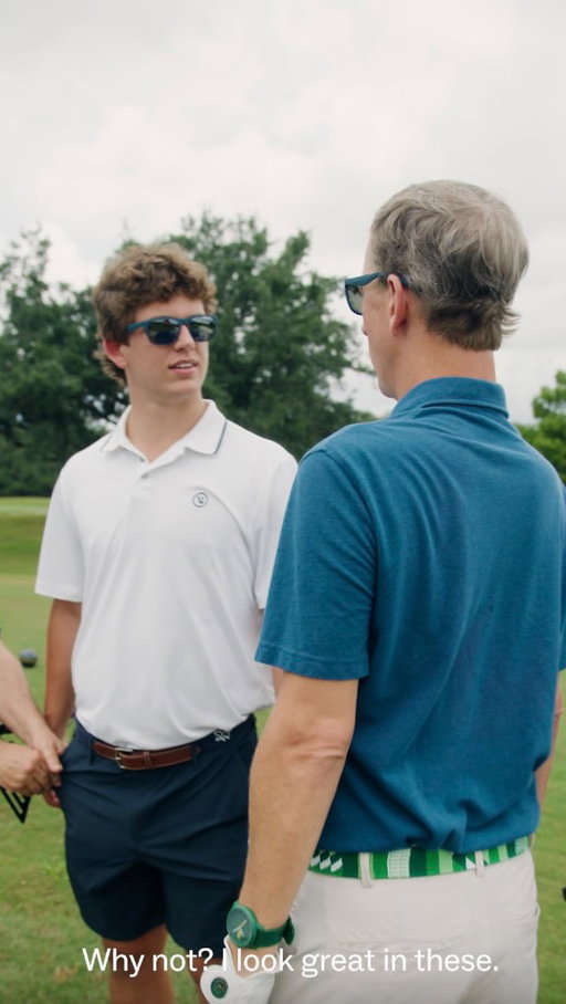 Dad got @warbyparker Sport and now he thinks he can beat me ⛳️ @coopermanning