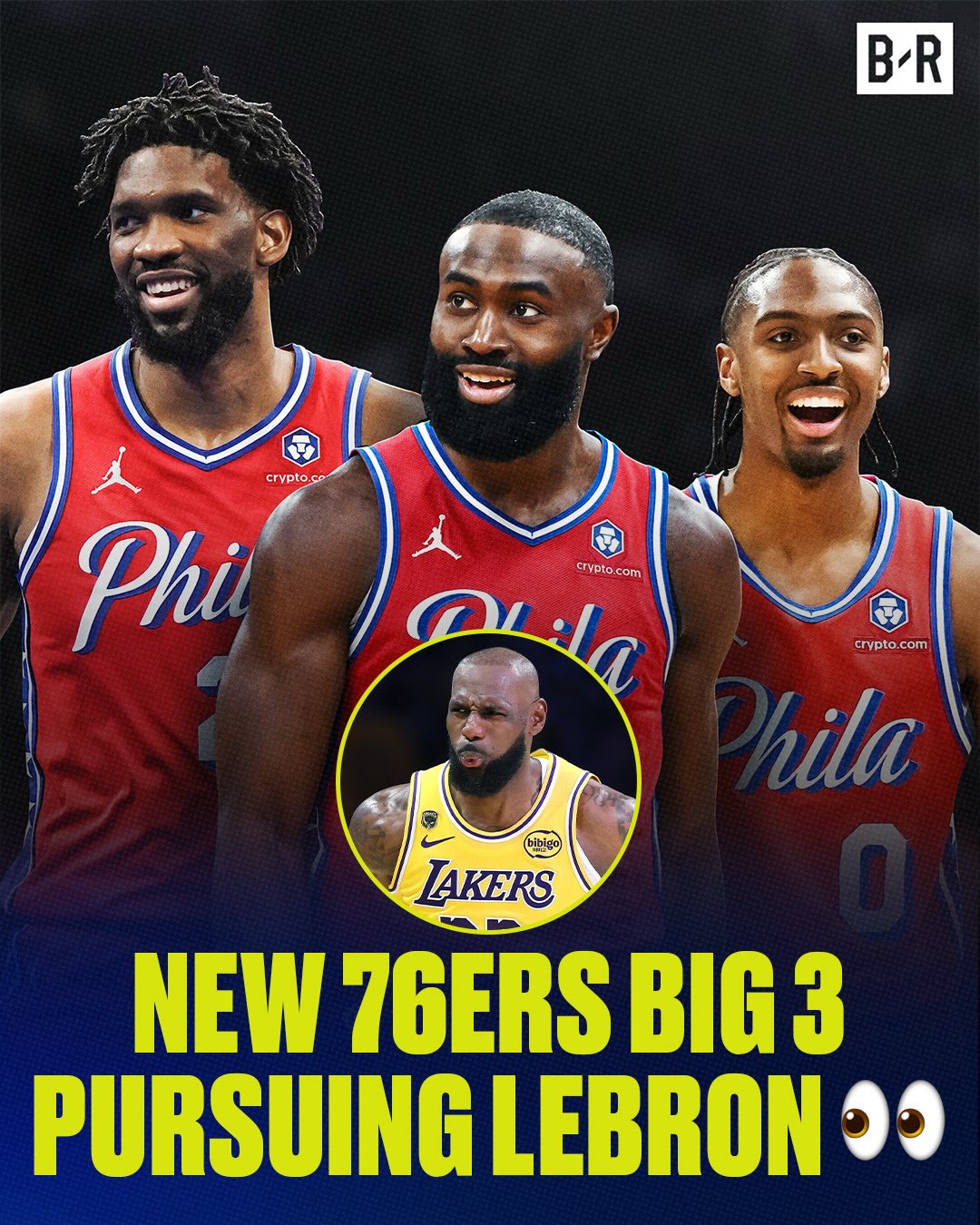 Tyrese Maxey, Joel Embiid and Jaylen Brown have “all have been in communication” with LeBron in recruiting him to Philly, per @davemcten 🍿

Do you think LeBron ends up with 76ers?