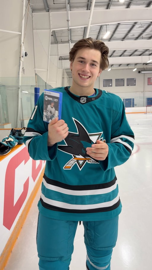 The moment @mackcelebrini saw the #NHL27 cover for the first time. 👀
Catch the full reveal on July 16 at 11 AM ET. 

🔗 LINK IN BIO