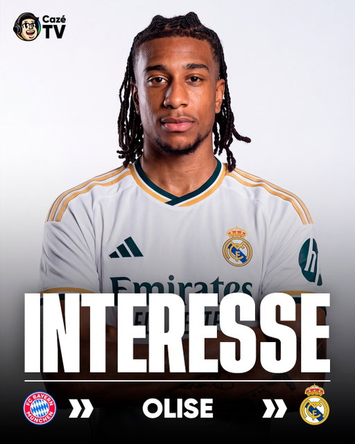 O OLISE QUER FARMAR AURA NO REAL MADRID 👑🇪🇸? 👀

A estrela francesa quer se juntar ao Real Madrid para próxima temporada europeia 🇪🇺 Será que o Madrid vai trazer mais esse GALÁTICO pra sua constelação? 🤔

🗞️: Santi Aouna

🚨VOCÊ 🫵 VAI VER O MAIOR TIME DO MUNDO 🔝🌎 NA CAZÉTV! LALIGA É NOSSA! 👀

#cztv12 #CoberturaCazéTV #LaLigaNaCazéTV #MercadoDaBola #FutInter