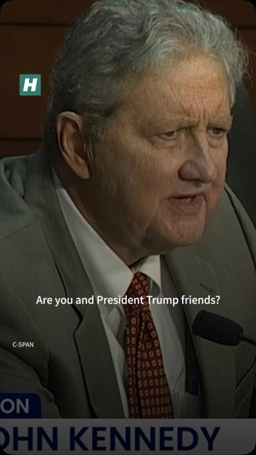 Acting Attorney General Todd Blanche slipped up on Wednesday during his Senate confirmation hearing, signaling to lawmakers that he still considers himself to be President Donald Trump’s personal lawyer before swiftly reversing.

The stumble came when he was asked by Sen. John Kennedy (R-La.) whether he and Trump are friends.

“I’m his lawyer... was his lawyer,” Blanche said. “And now I’m the deputy attorney general.”